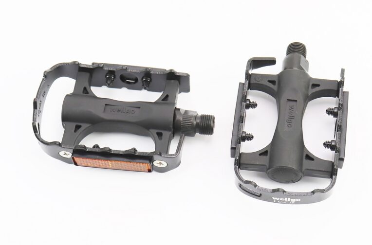 Педалі MTB 9/16″ (106×64.5×28.5mm) пластико-алюмінієві, чорні LU-C25