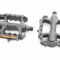 Педалі MTB 9/16" (107x80x27mm) пластикові, чорні NW-311