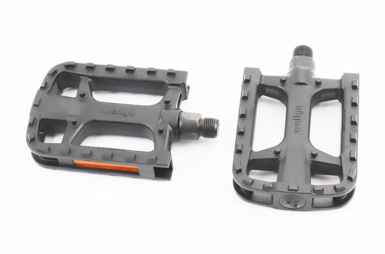 Педалі MTB 9/16″ (113×78.5x23mm) пластикові, чорні LU-883DU