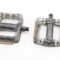 Педалі MTB широкі 9/16" (102x97x26mm) полікарбонатні, чорно-прозорі NW-366PC