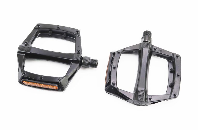 Педалі MTB широкі 9/16″ (112x109x24mm) алюмінієві, чорні NWL-221