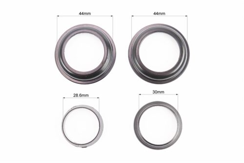 Рулевая колонка 1-1/8" (44/28,6x44/30) безрезьбовой вилки, полуинтегрированные, высокая, чёрный H115MP — изображение 3