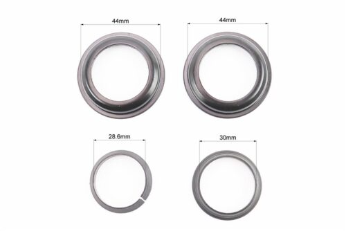Рулевая колонка 1-1/8" (44/28,6x44/30) безрезьбовой вилки, полуинтегрированные, высокая, чёрный H117DM — изображение 3