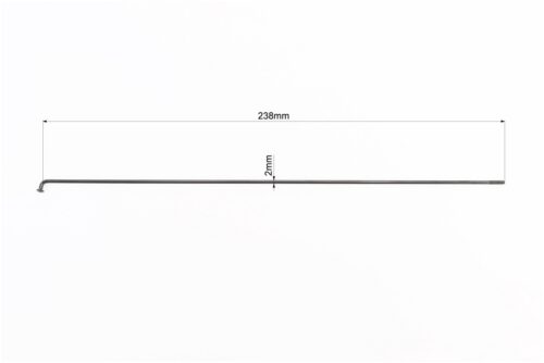Спица 14Gх238мм (100шт к-кт), чёрная — изображение 2