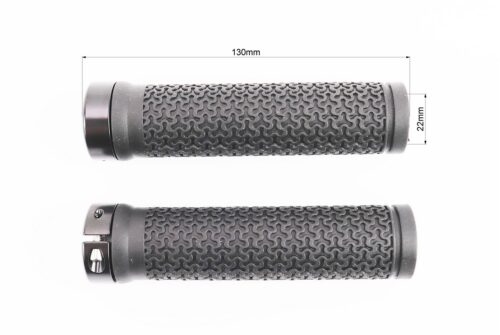 Ручки керма 130мм з затискачем Lock-On, чорні TPE-083 - Зображення 3