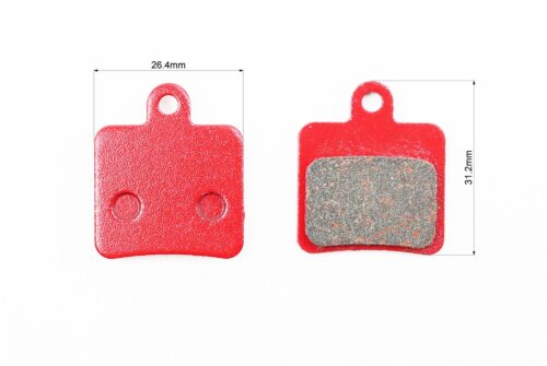 Гальмівні колодки Disk-brake (Hope Mini, GIANT DA3,DA5), червоні YL-1031 - Зображення 2