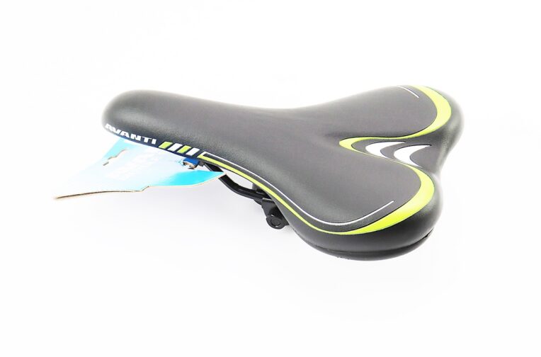 Сиденье MTB 265×155мм, чёрно-зелёное AVY-6628