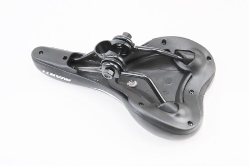 Сиденье MTB 265x155мм, чёрно-зелёное AVY-6632 — изображение 2