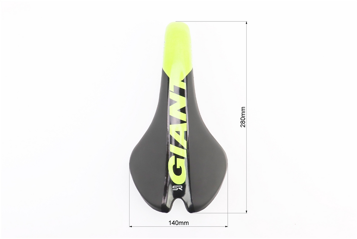 Сидіння MTB 280x140мм, чорно-салатове, НЕ оригінал - Зображення 3
