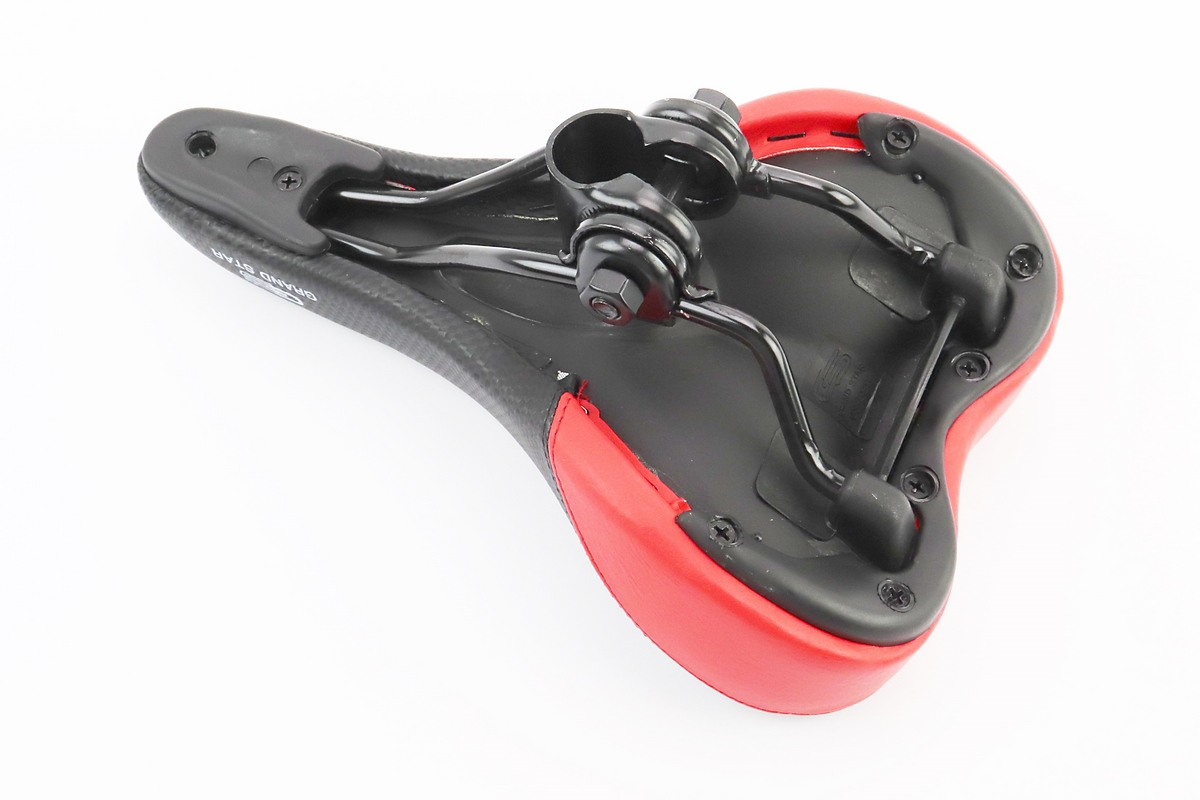 Сидіння MTB, чорно-червоне GS-589 - Зображення 2