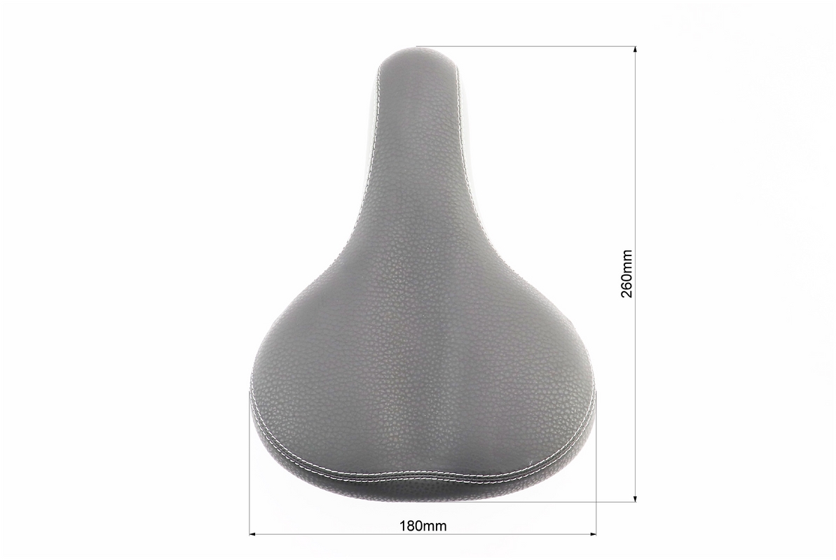 Сидіння ХВЗ 260x180мм, чорно-сіре N312 - Зображення 3