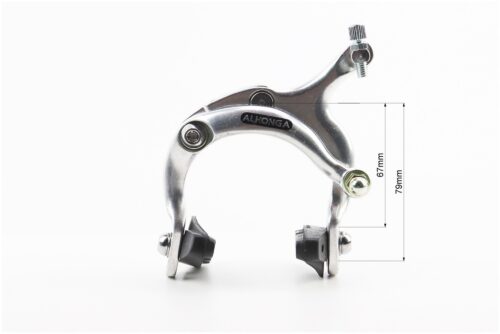 Тормоз ROAD V-brake клещевого типа, передний+задний, ход колодки 67-79мм, алюминиевый, HJ-1201AD — изображение 4
