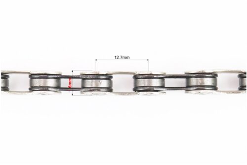 Ланцюг приводний 1/2х11/128х116L 10 швидкостей, сріблясто-чорна X10 - Зображення 2
