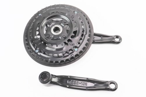 Шатуни "квадрат" 152мм, 42.34.24T MTB, чорні NSS-3001 - Зображення 2