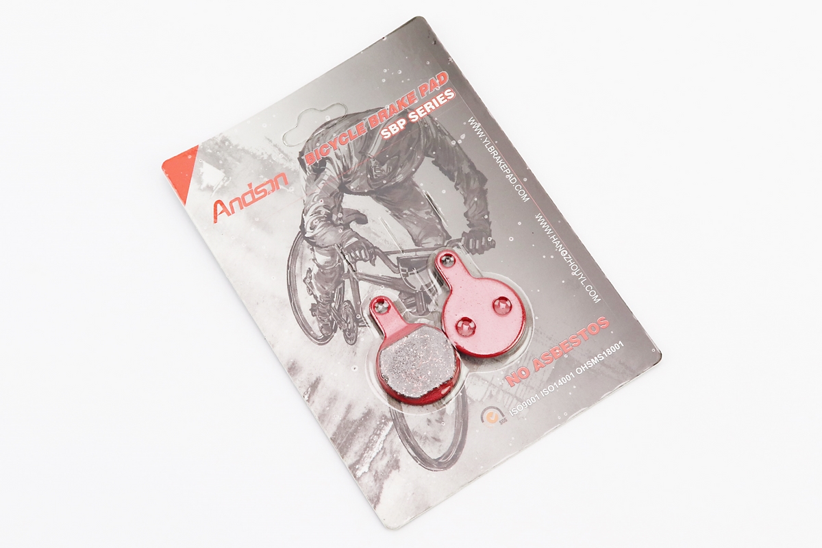 Тормозные колодки Disk-brake (Tektro Novela 2011), красные YL-1050