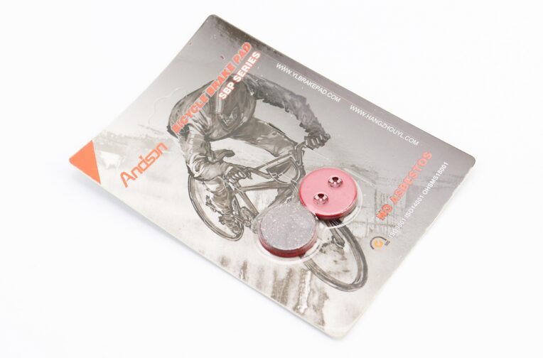 Гальмівні колодки Disk-brake (Xiaomi Mijia M365, Wiggle Voxa MD35), червоні YL-1005