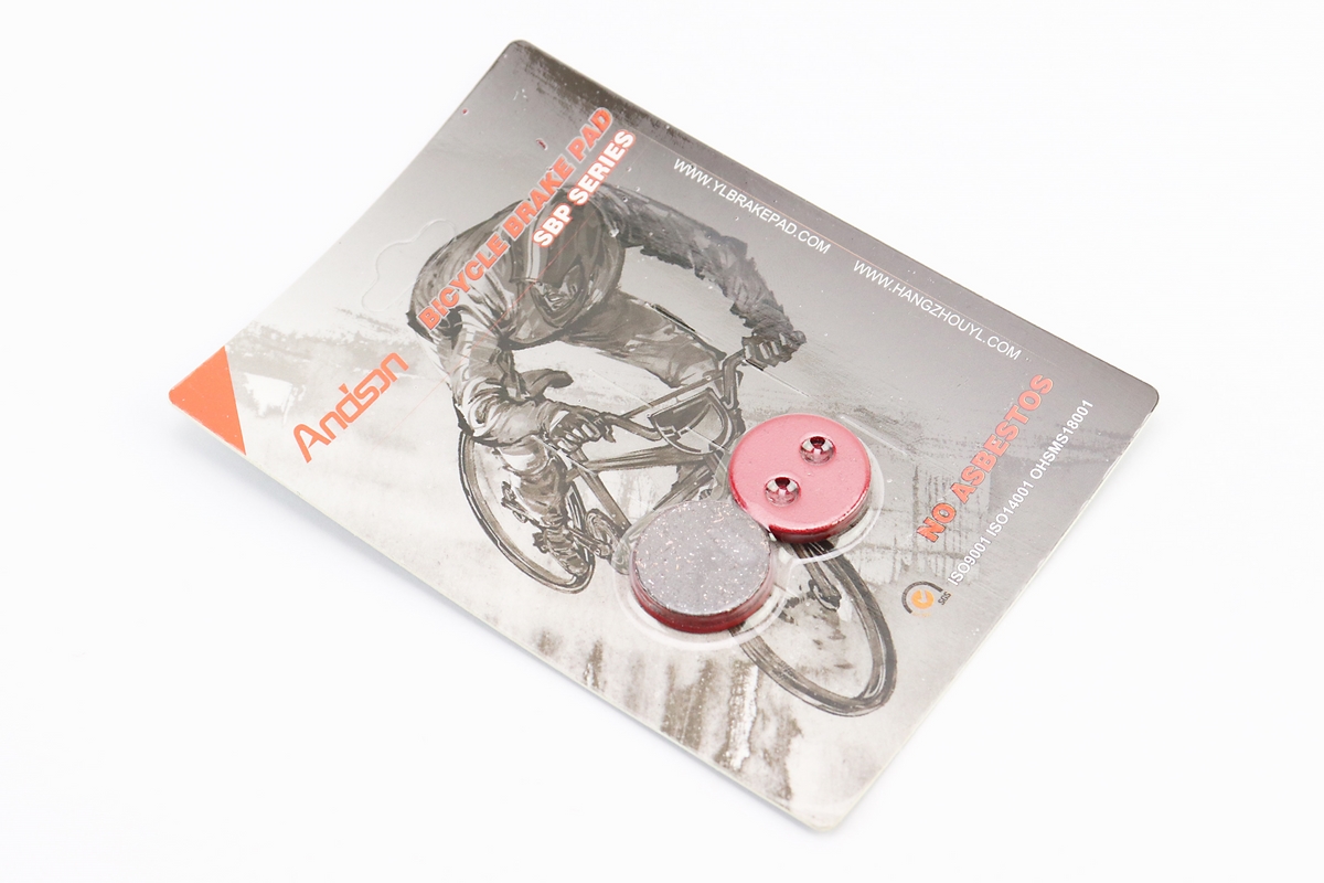 Тормозные колодки Disk-brake (Xiaomi Mijia M365, Wiggle Voxa MD35), красные YL-1005