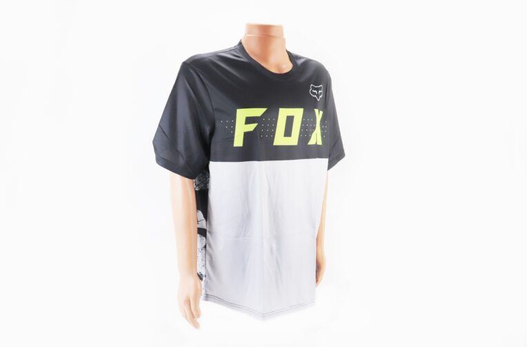 Футболка (Джерсі) чоловіча L-(Polyester 100%), короткі рукави, вільний крій, чорно-сіра, НЕ оригінал, тип 2