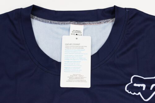 Футболка (Джерси) мужская L-(Polyester 80% / Spandex 20%), короткие рукава, свободный крой, сине-бирюзовая, НЕ оригинал — изображение 3