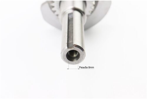 Коленвал 168F/170F (Dшейки-30mm, H-85mm, L-255mm) под шпонку D-19mm — изображение 3
