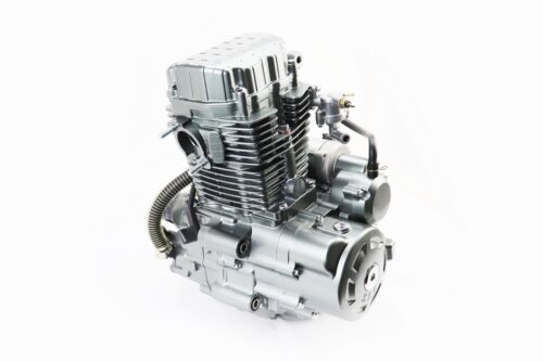 Двигун мотоциклетний в зборі CGT-250cc (водяне охолодження) + карбюратор, комутатор, котушка запалювання, тип 2 - Зображення 2