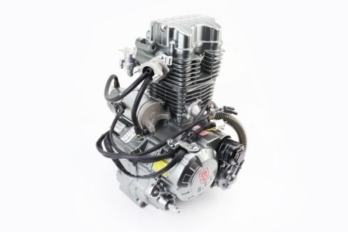 Двигун мотоциклетний в зборі CGT-250cc (водяне охолодження) + карбюратор, комутатор, котушка запалювання, тип 2 - Зображення 4