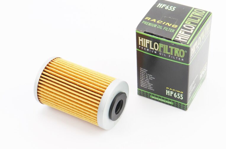 Фильтр-элемент масляный HF655 (41×69мм) KTM 250 EXC-F/250 SX-F/450 EXC/500 EXC, Husqvarna FC450/FE501, Husaberg FE390 Enduro/FX450 Cross