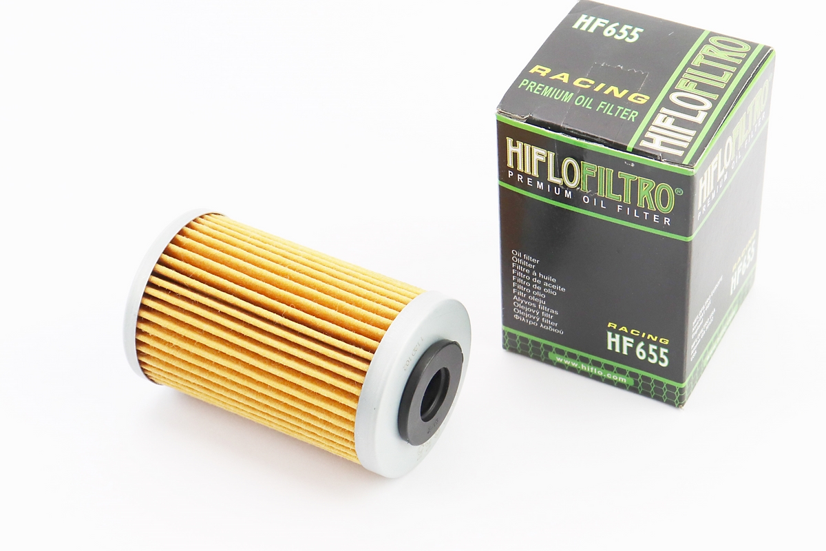Фильтр-элемент масляный HF655 (41x69мм) KTM 250 EXC-F/250 SX-F/450 EXC/500 EXC, Husqvarna FC450/FE501, Husaberg FE390 Enduro/FX450 Cross