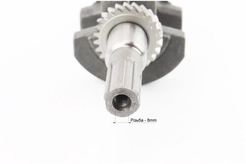 Коленвал 168F/170F (Dшейки-30mm, H-85mm, L-250mm) под шлиц D-20mm — изображение 3