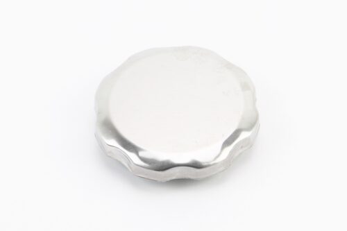 Крышка бака топливного D-70mm, 168F/170F/173F/177F/182F/188F/190F, металл, "ХРОМ", Тип 1