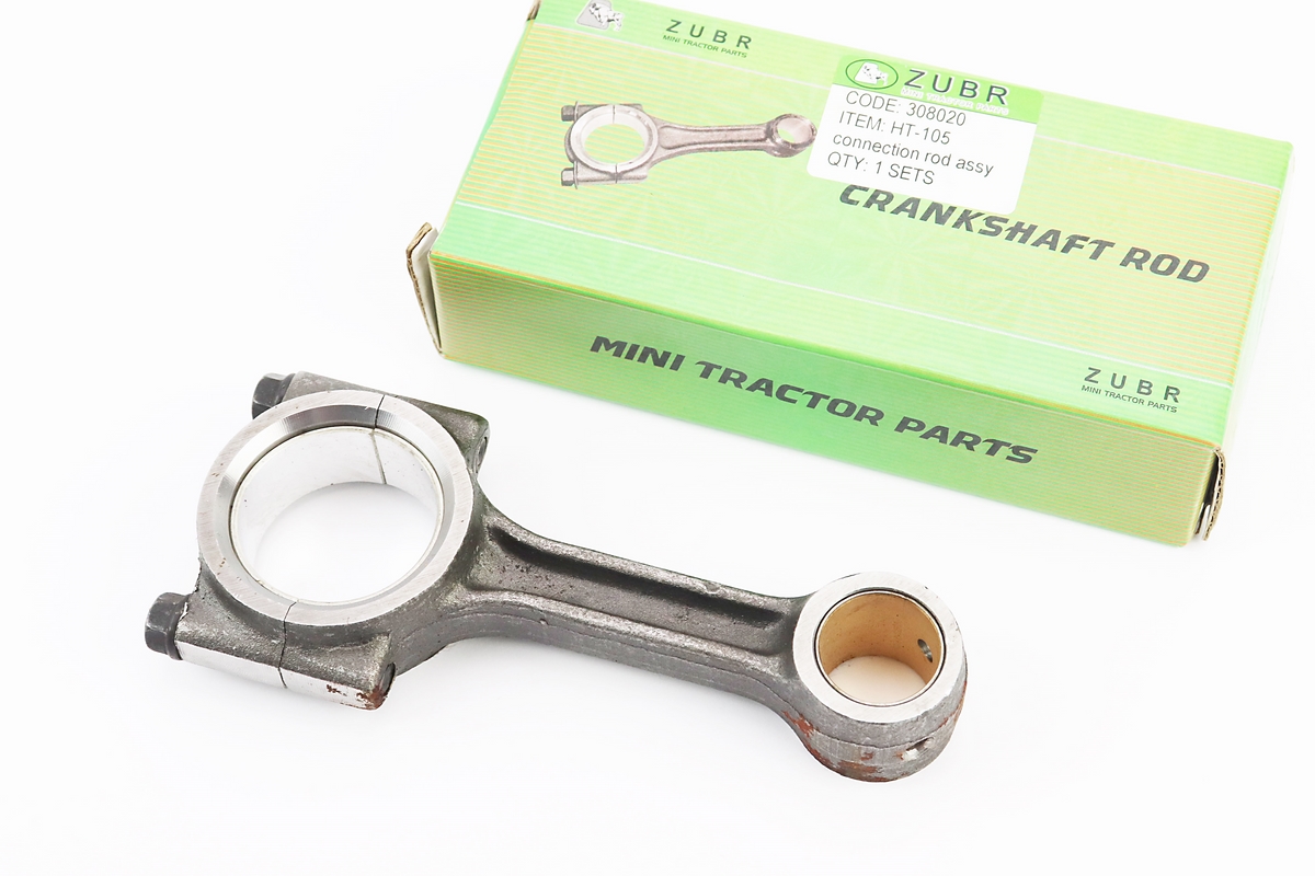 Шатун (D-36mm, d-21mm) 176F/178F + вкладыши (возможен налет)