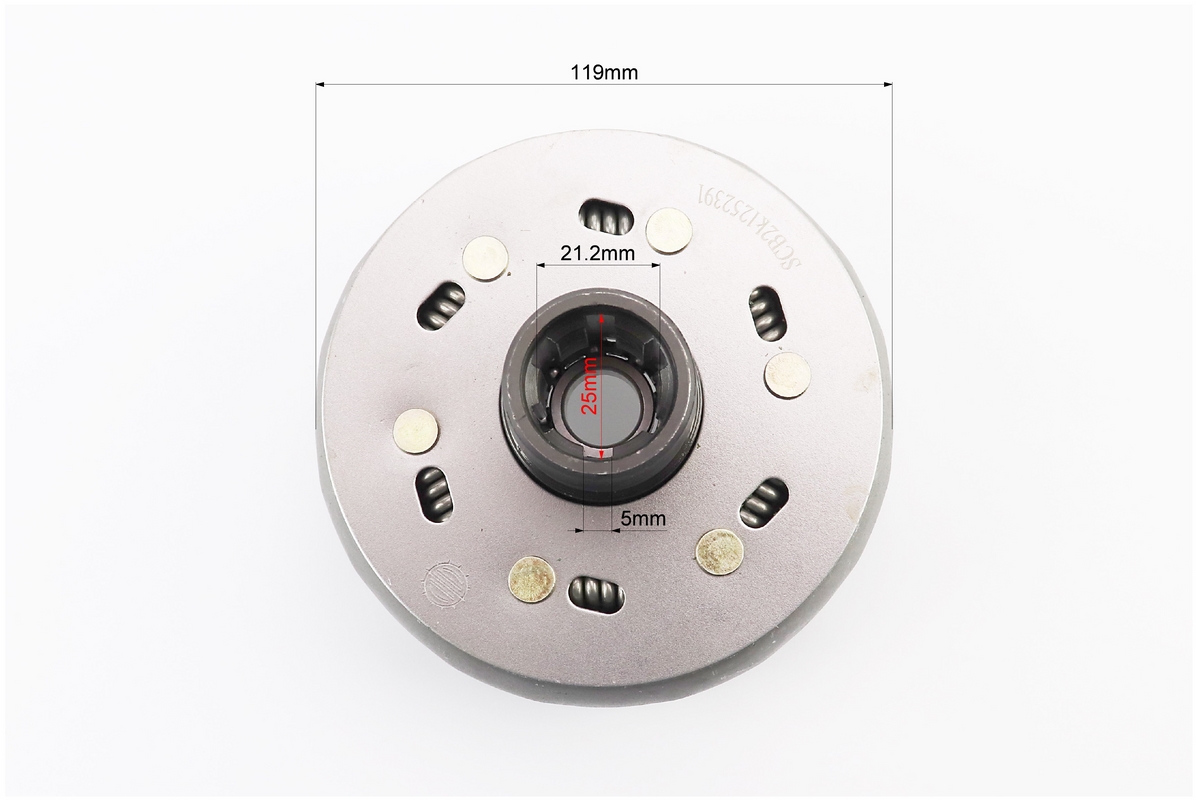 Зчеплення - кошик d-25mm Тип 2 + підшипник 6202 - Зображення 3
