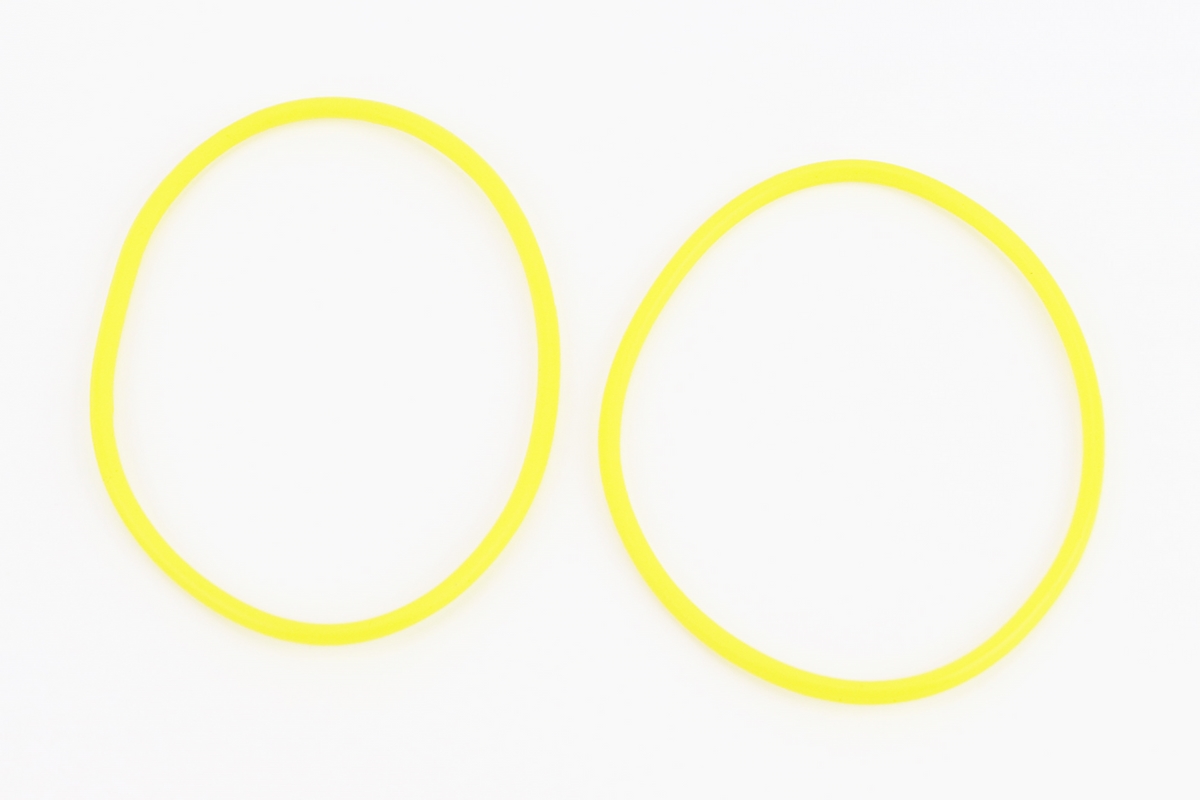 Кільце (манжет) ущільнювальне гільзи 80mm, жовте R180NM, к-кт 2шт