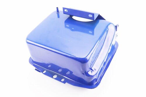 Бак паливний R190N, 270x210x165mm, потайна горловина, отвір під кран паливний, СИНІЙ - Зображення 3