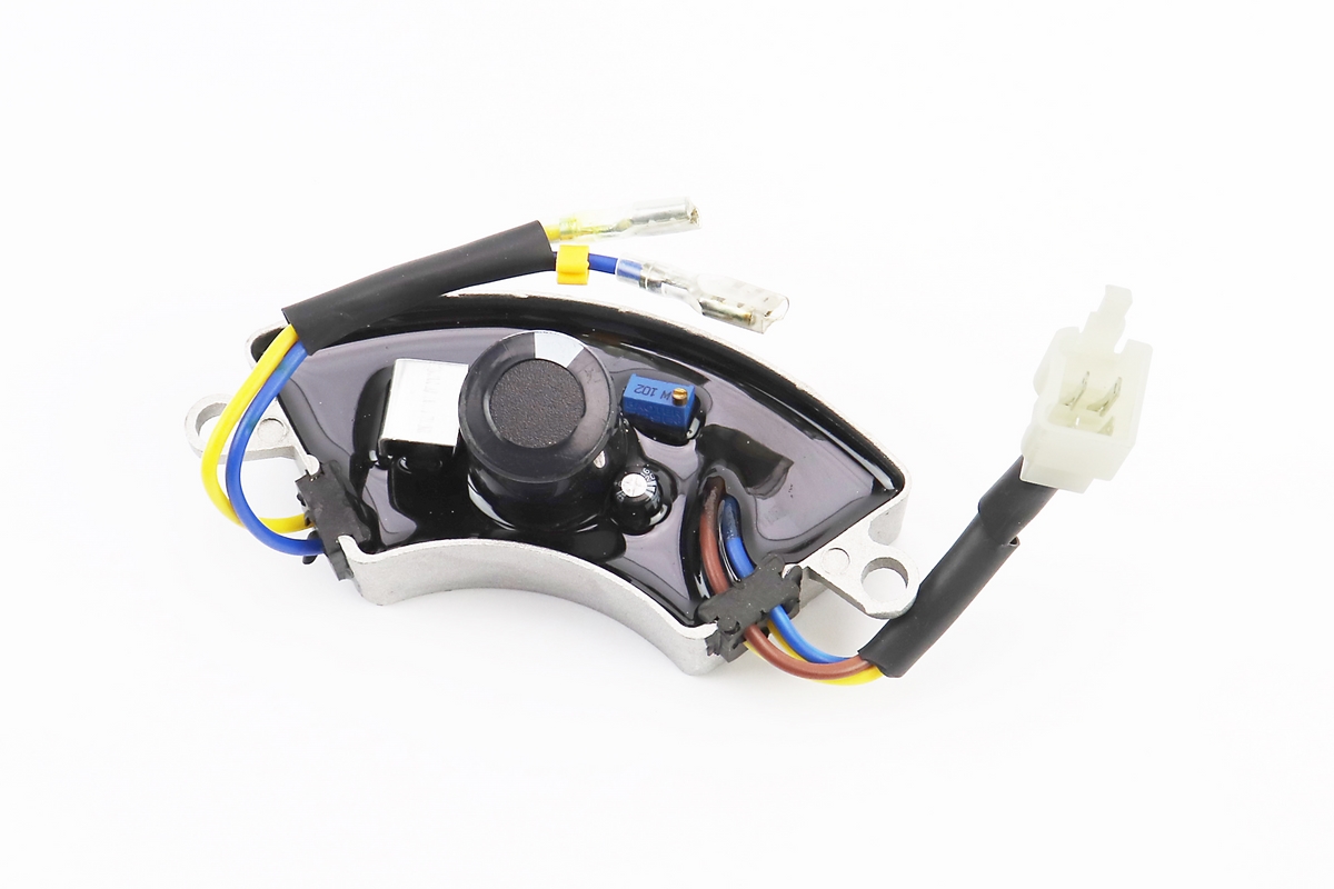 Реле напряжения AVR однофазное 2-3,5кВт (корпус - сегмент, алюминий, контакты - 2 "мама" + 4 "папа", 250V, 220µF)