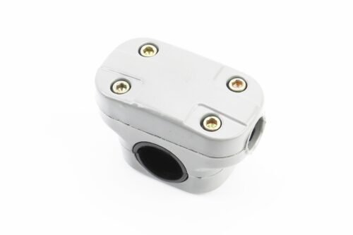 Крепление ручек к трубе D-26mm к-кт, большое, серое — изображение 2