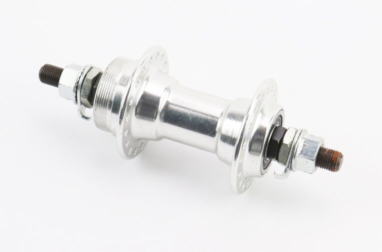 Втулка передня MTB алюмінієва 14Gx36H, Disk-brake (різьба), 2 пром-підшипники 6200 2RS, кріпл. гайка, FB-A209B