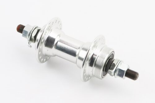 Втулка передня MTB алюмінієва 14Gx36H, Disk-brake (різьба), 2 пром-підшипники 6200 2RS, кріпл. гайка, FB-A209B - Зображення 2
