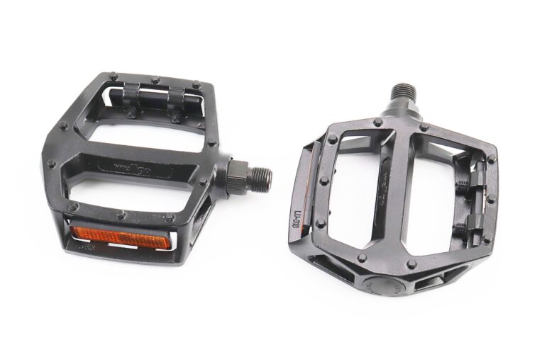 Педалі BMX 9/16″ (107x105x28mm) алюмінієві, чорні LU-313