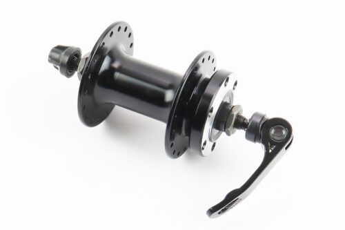 Втулка передня MTB алюмінієва 14Gx36H, Disk-brake, 2 пром-підшипники 6200 2RS, кріпл. ексцентрик, чорна FB-A208 - Зображення 2