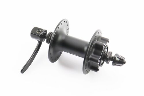 Втулка передня MTB алюмінієва 14Gx36H, Disk-brake, кріпл. ексцентрик, чорна ALIVIO HB-M475 - Зображення 2