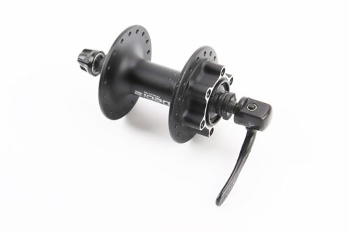 Втулка передняя MTB алюминиевая 14Gx36H, Disk-brake, крепл. эксцентрик, чёрная DEORE НВ-M525A — изображение 2
