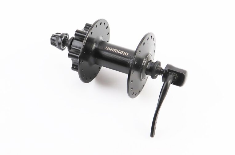 Втулка передня MTB алюмінієва 14Gx36H, Disk-brake, кріпл. ексцентрик, чорна Tourney HB-TX506