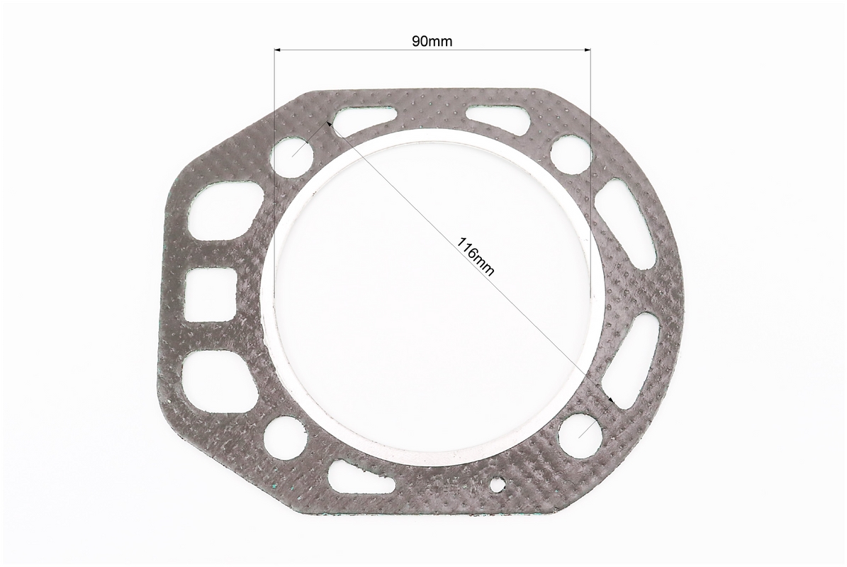 Прокладка головки циліндра R180NM-80mm, к-кт 2шт - Зображення 2