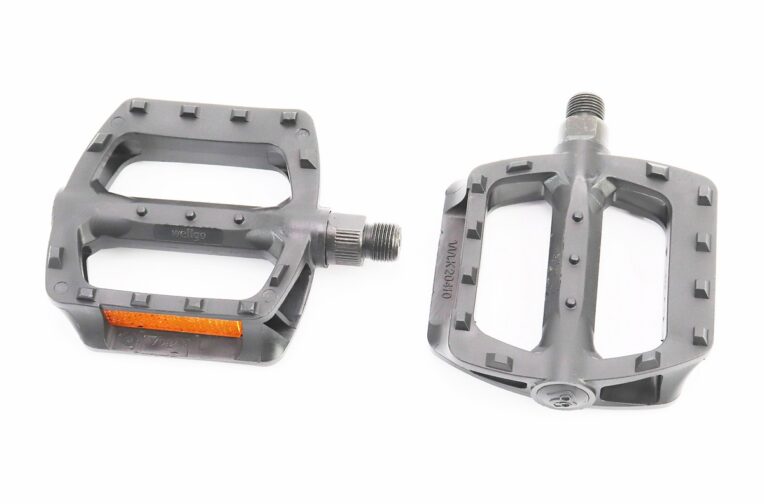 Педалі BMX 9/16″ (107×95.5x25mm) пластикові, чорні LU-984DU