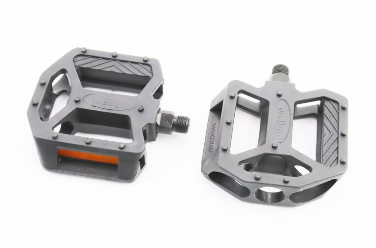 Педалі BMX 9/16″ (108x105x28mm) пластикові, чорні LU-P9