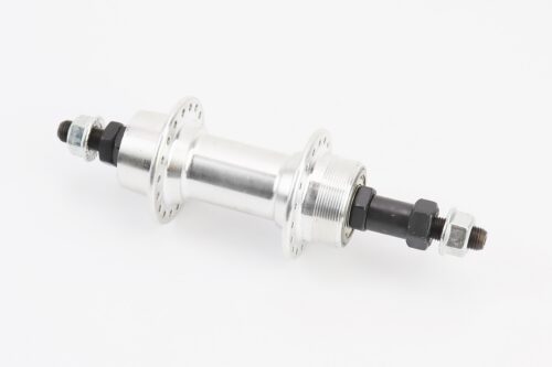 Втулка задняя MTB алюминиевая 14Gx36H под вольнобег, V-brake, 2 пром-подшипники 6200 2RS, крепл. гайка
