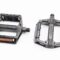 Педалі BMX 9/16" (109x100.5x26mm) алюмінієві, чорні B087DU