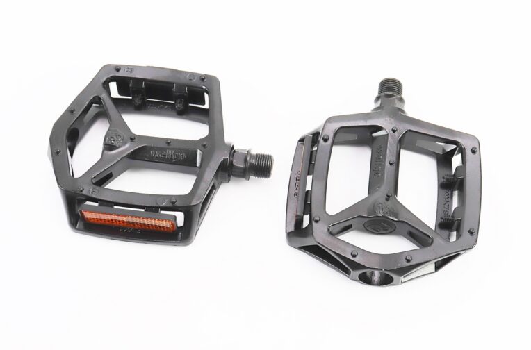 Педалі BMX 9/16″ (111.5x102x22mm) алюмінієві, чорні VB-249DU