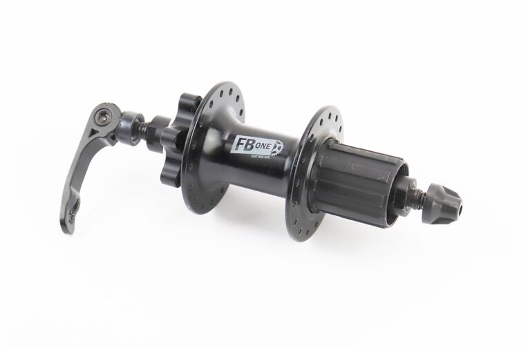 Втулка задня MTB алюмінієва 14Gx32H під касету 8-11зв, Disk-brake, 2 пром-підшипники 6200 2RS, кріпл. ексцентрик, чорна FB-A291В